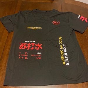 Shein Black T-Shirt Men’s Large 10/10 Condition